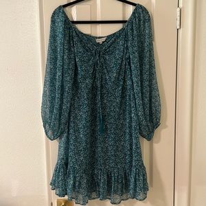 Anna Gill for Anthropologie green medium dress